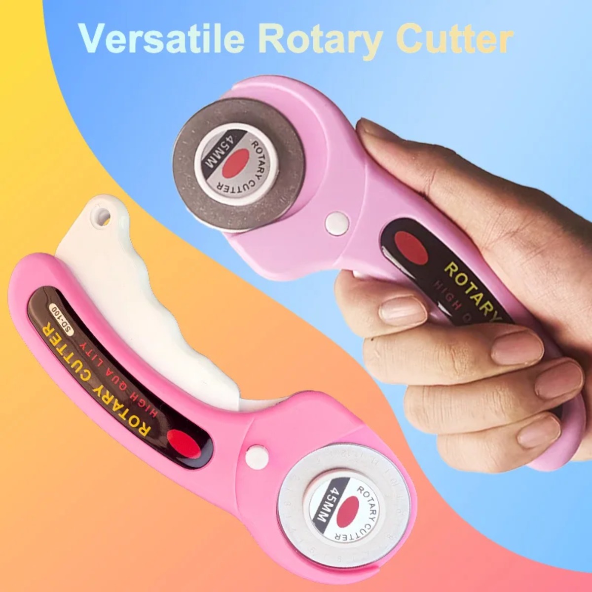 45mm Pink Patchwork Rotary Cut - Rotary Cutter For Fabric 45Mm recension och pris