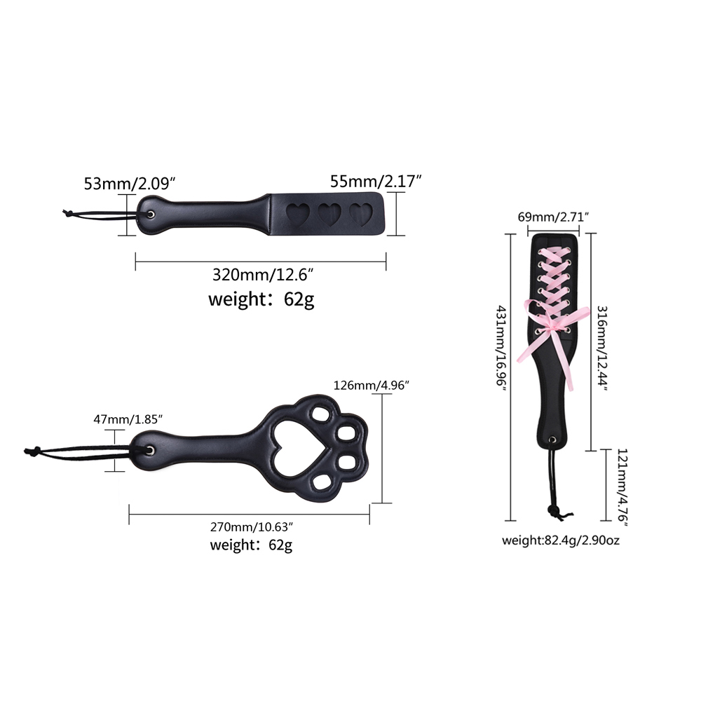 Heart-shaped BDSM Leather SP A - Craft Tools recension och pris