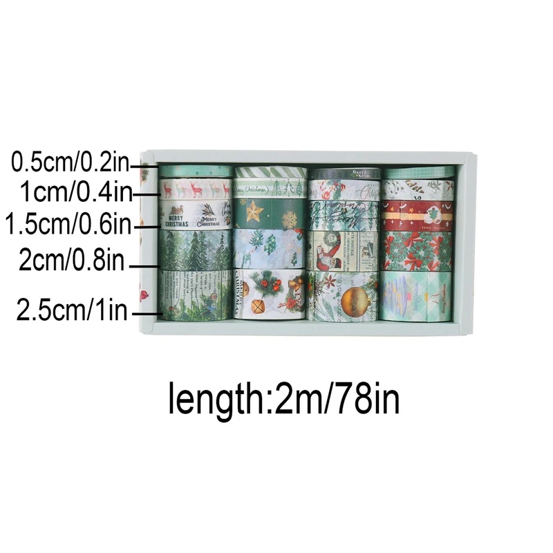 20 Rolls Vintage Christmas Was - Scrapbooking recension och pris
