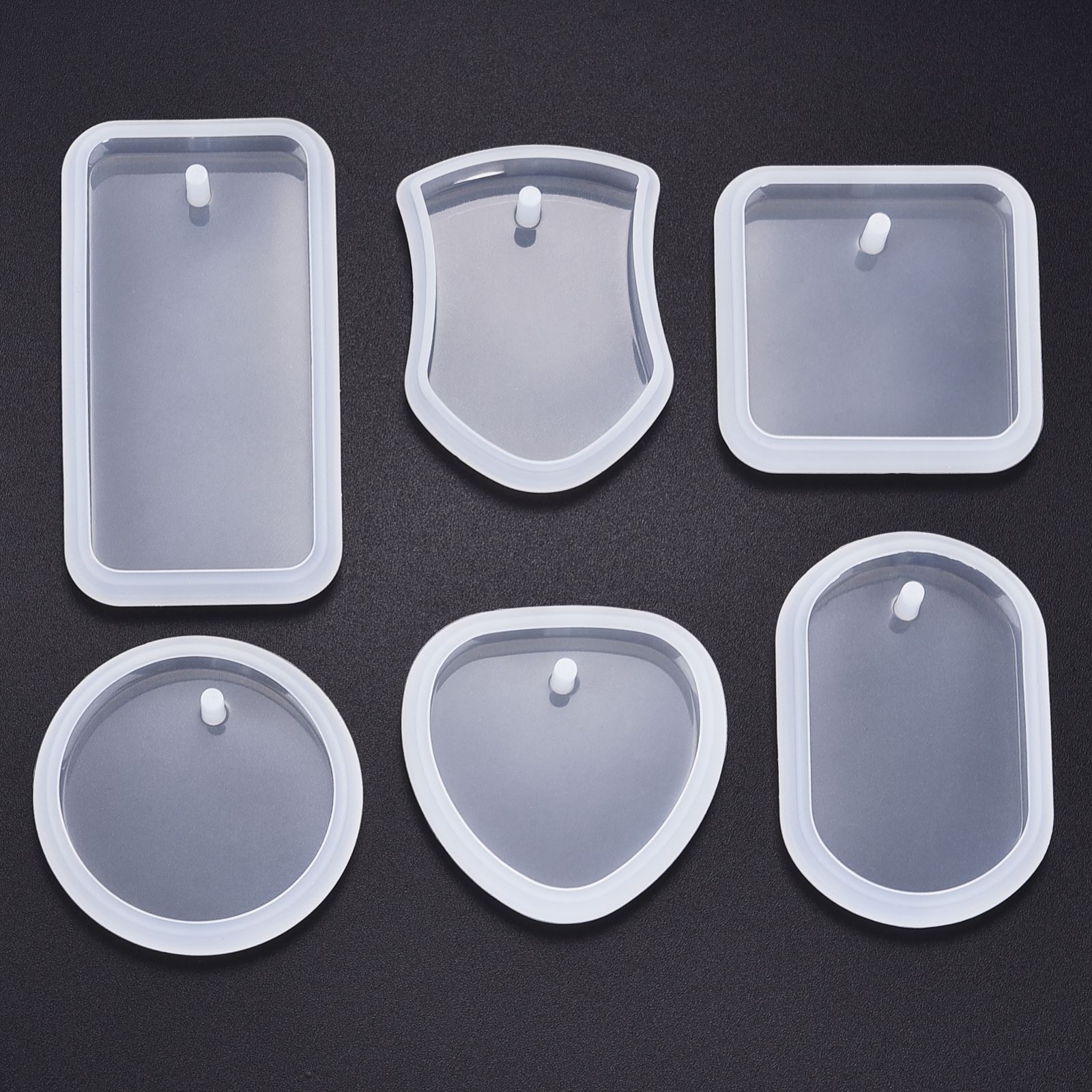 DIY Keychain Pendant Silicone  - Silicone Epoxy Resin Molds Set recension och pris