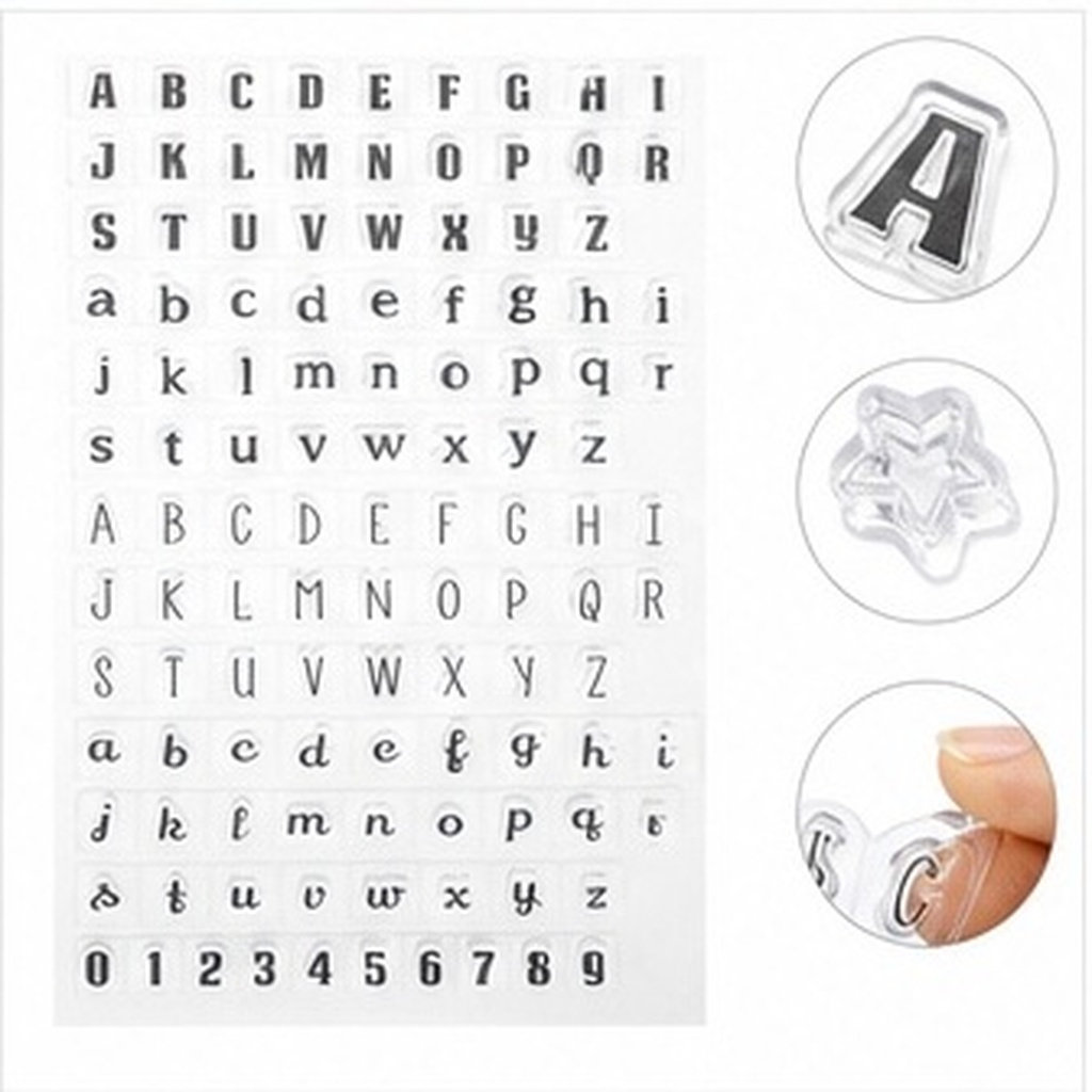 4Pcs Silicone Clear Stamps Tra - Clear Silicone Stamps For Card Making recension och pris