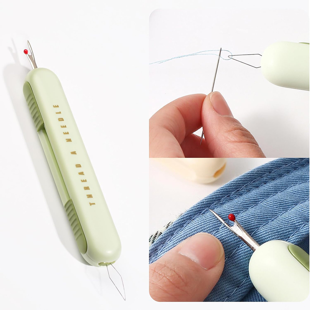 2 in 1 Needle Threader Seam Ri - Cotton Embroidery Thread Skeins recension och pris