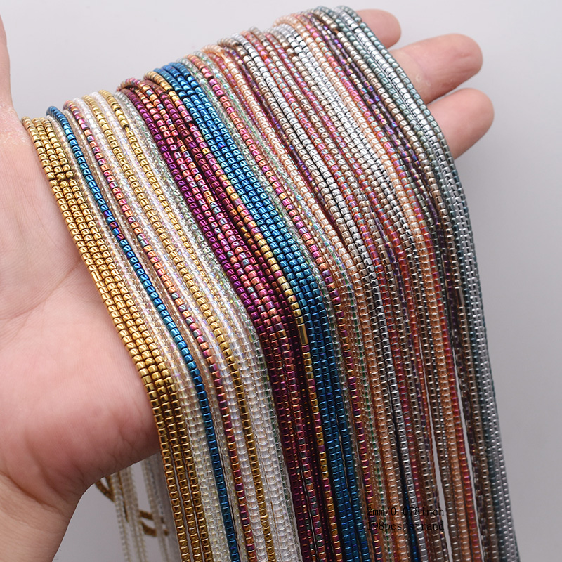 New 2mm 198pcs Gold Color Silv - Glass Seed Beads 2Mm Jewelry Making recension och pris