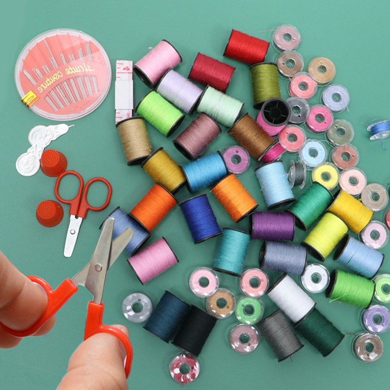 Sewing Kit Mini Manual Sewing  - Cotton Embroidery Thread Skeins recension och pris